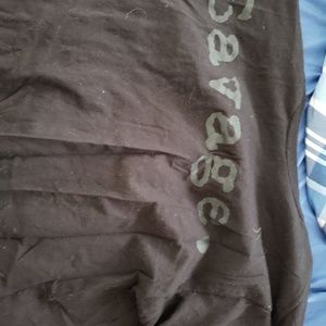 Long sleeve black tee